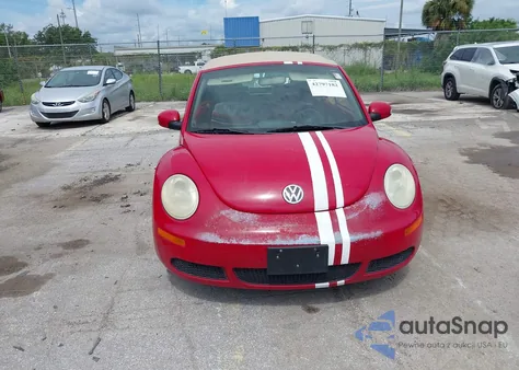 2006 Volkswagen New Beetle Convertible z USA, uszkodzony, nr VIN 3VWPF31Y36M311914